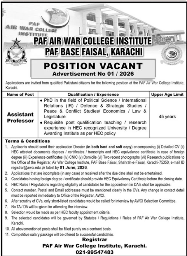 National Bank Of Pakistan NBP Karachi Apply Jobs 2026
